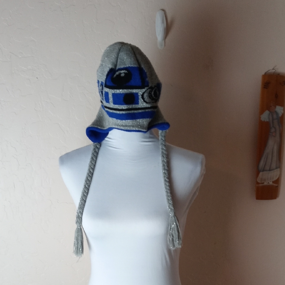 Star Wars Kids Gray and Blue Knit Hat